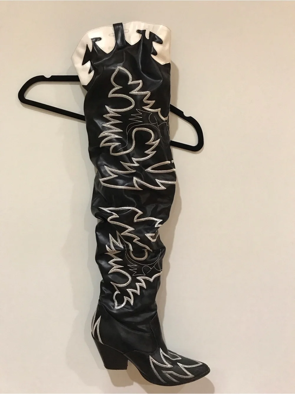 Western Thigh High Over The Knee Embroidered Boots (9)